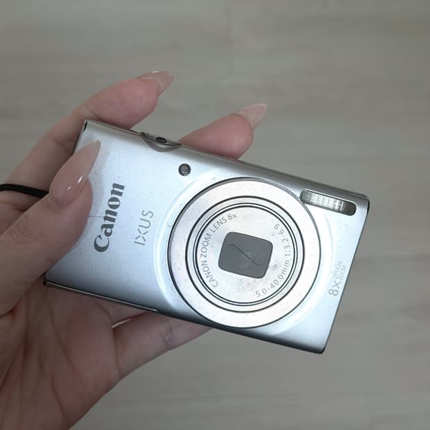 CANON 캐논 익서스 175 실버 디카 디지털카메라