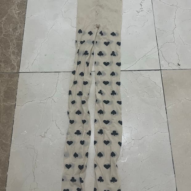 (실착0회) 빈티지 패턴 스타킹 코스프레 양산형 지뢰계갸루캐캐체헤이세이