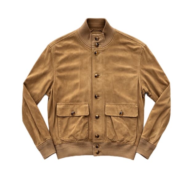 폴로 양가죽 스웨이드 가죽 자켓 
