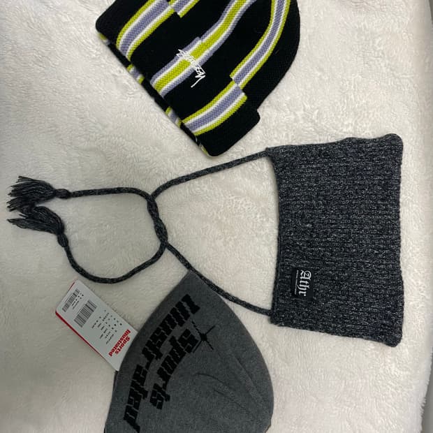 브랜드 비니 3개 일괄 판매