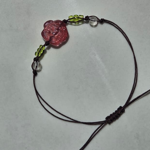 [Handmade] 로즈 비즈팔찌