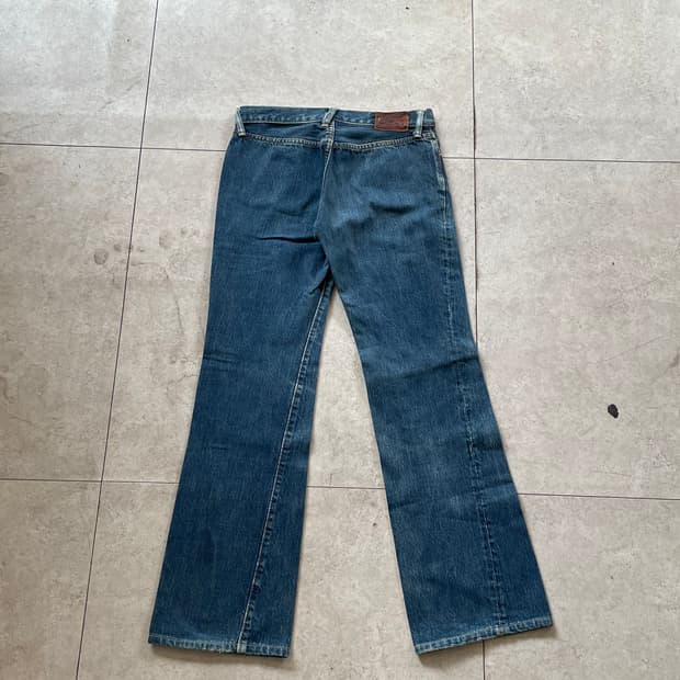 (45rpm) 45알피엠 플레어 데님팬츠 바지