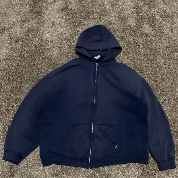 90s russell athletic hoodie zip 러셀