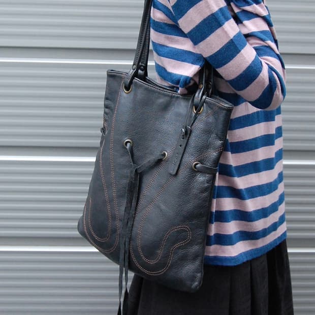 Jack gomme leather bag