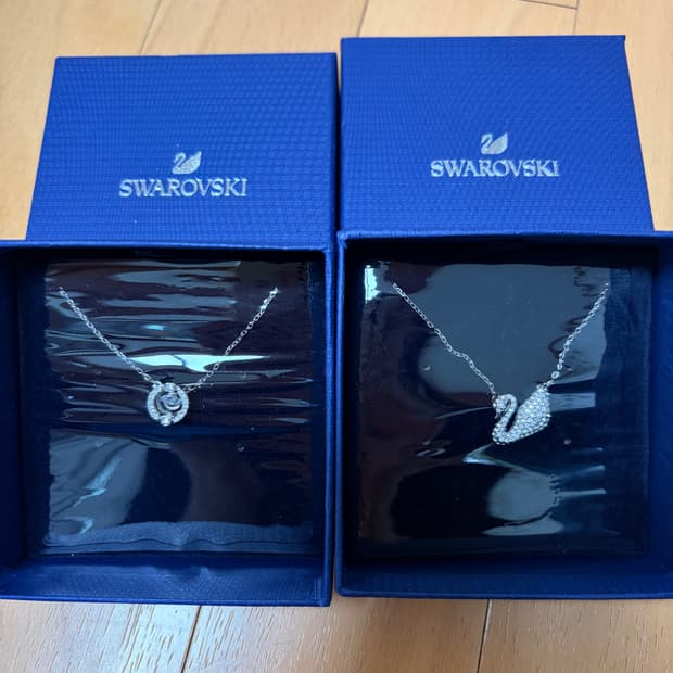 스와로브스키 목걸이 2종 (백조, 로즈)