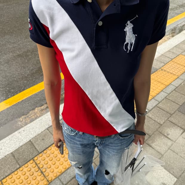 ❗️강추❗️)유일매물)폴로 랄프로렌 US OPEN 화이트 빅포니