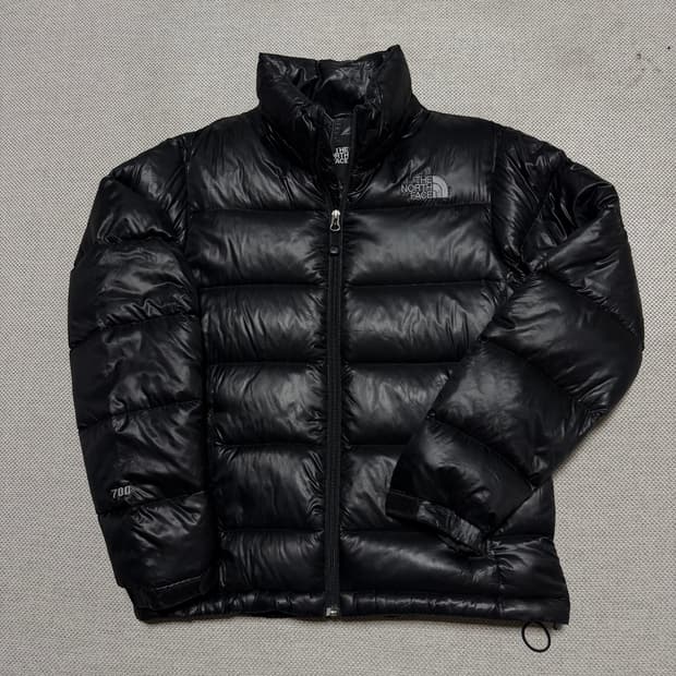 노스페이스 700 유광 패딩자켓