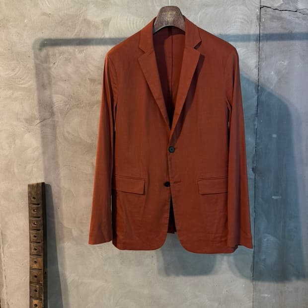 띠어리 린넨 자켓 남성100