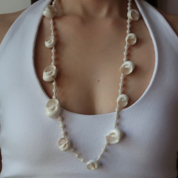 natural shell necklace