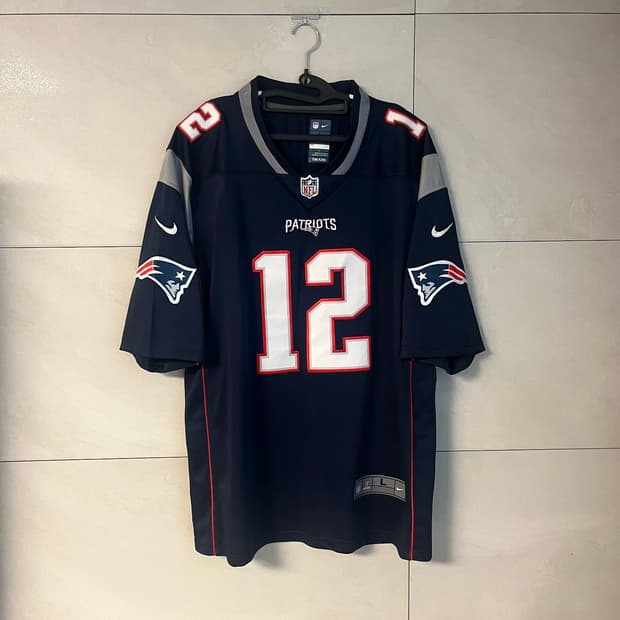 나이키 NFL 패트리어츠 톰 브래디 럭비 유니폼 (L)
