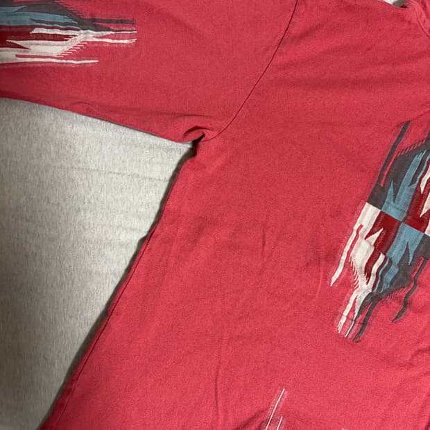 캐피탈 오르테가 천축 롱슬리브 티셔츠 레드 3(L)