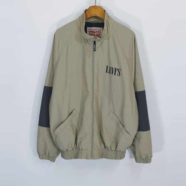 Leivs 블루종윈드브레이커점퍼