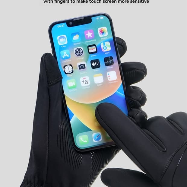 남녀 겨울용 자전거 방풍 방수 터치스크린 장갑
