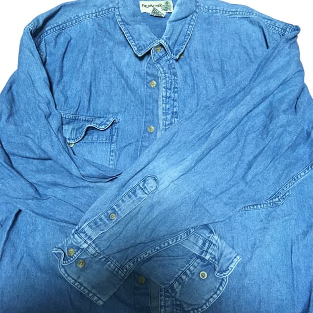 데님 청 셔츠 