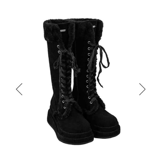 루루서울 엔젤 퍼 부츠 230 롱 2023년 버전