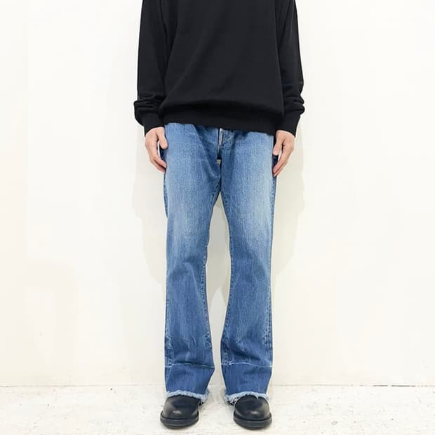 (3)24ss unused 언유즈드 부츠컷 데님 팬츠