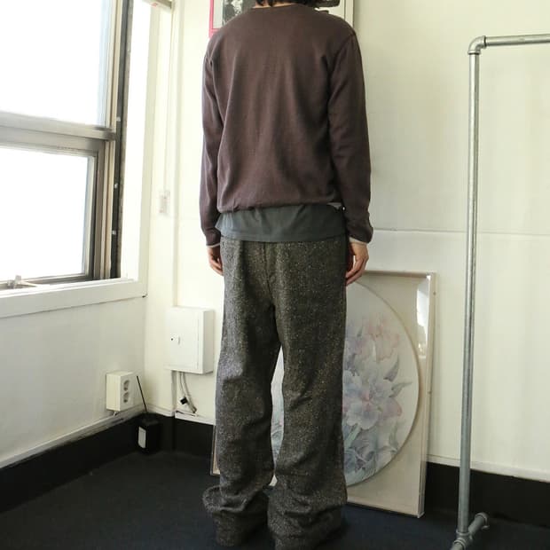 니들스 헤링본 트위드 울 팬츠