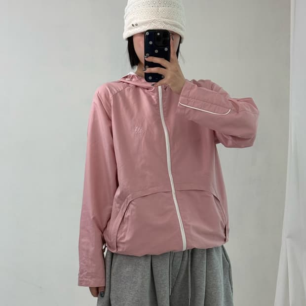 90‘s 아디다스 딸기우유 바람막이