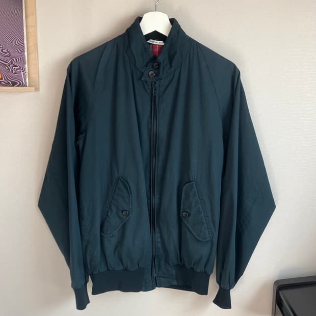(Rare) 70~80s Baracuta G9 해링턴 자켓 네이비