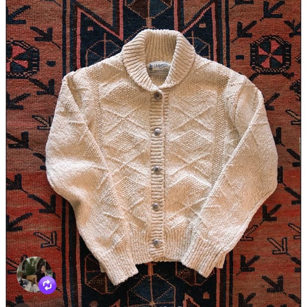 얼바닉30 웨스턴 숄 가디건