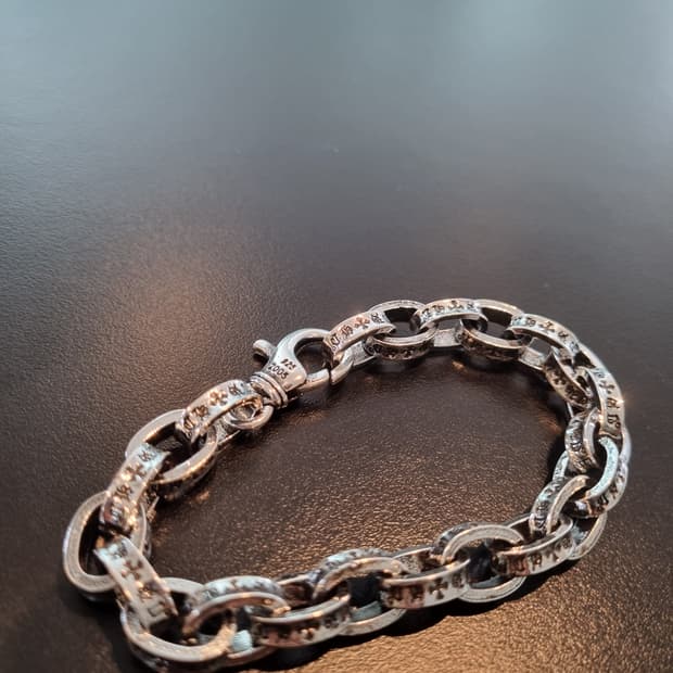 크롬하츠 925페이퍼 체인 팔찌 저렴히 올려요