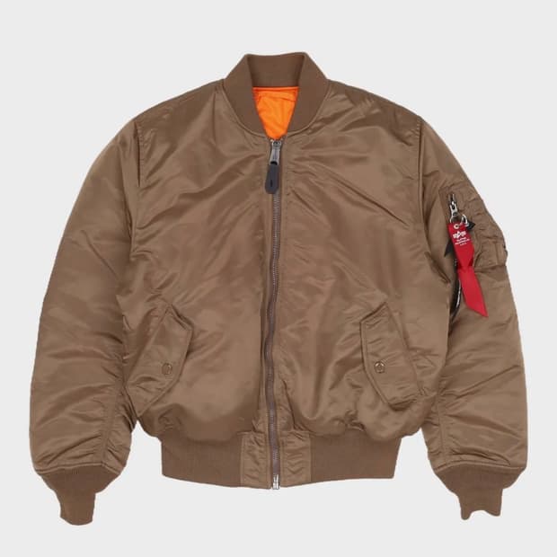 알파인더스트리 항공자켓 MA-1 브라운