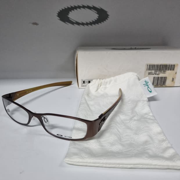 오클리 티타늄 안경 RX 코토 폴리쉬드 브라운 새제품