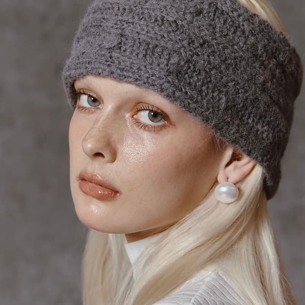 민더리 투웨이 헤어밴드 그레이