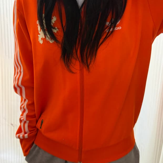 아디다스 오렌지 져지 m