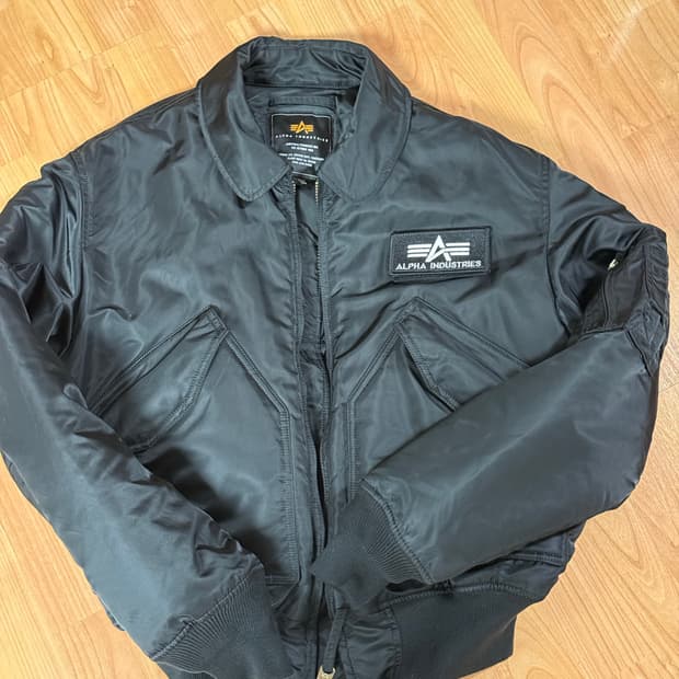 알파인더스트리 CWU-45/P 블랙 M 자켓