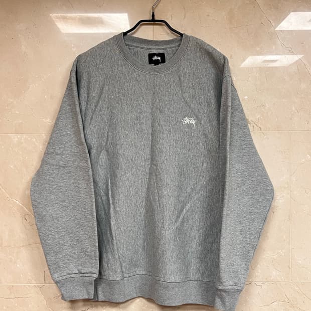 스투시 기모 맨투맨