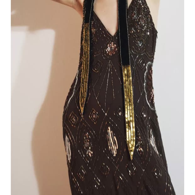 자라 벨벳 시퀸 반다나 25FW