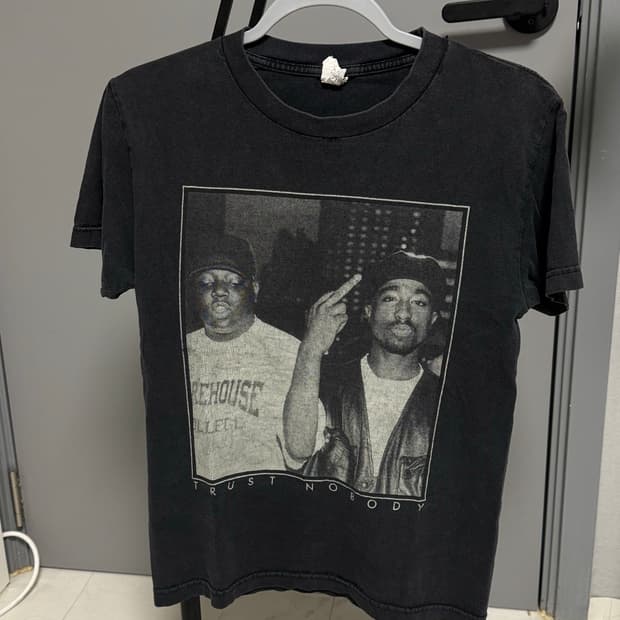 Alstyle biggie&tupac 빈티지 티셔츠