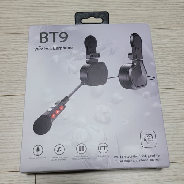 BT9 오토바이 자전거 블루투스 헬멧 헤드셋