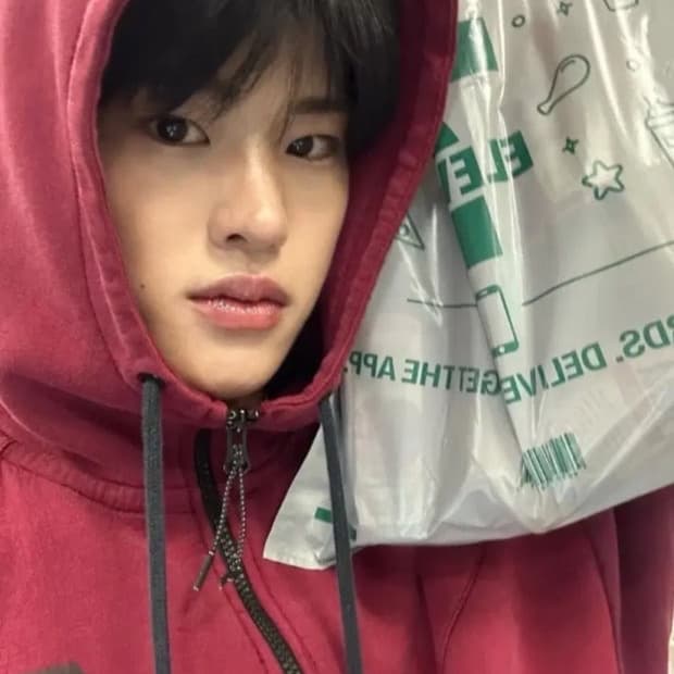 (라이즈 소희 착용) 나이키 테크팩 버건디 