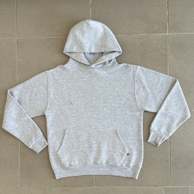 90s 빈티지 러셀 후드 그레이 M USA