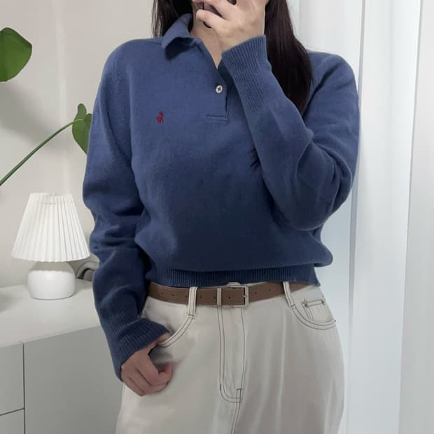 [정품] 폴로 딥소라 / 버건디포니 램울 카라니트 [ 95 ]
