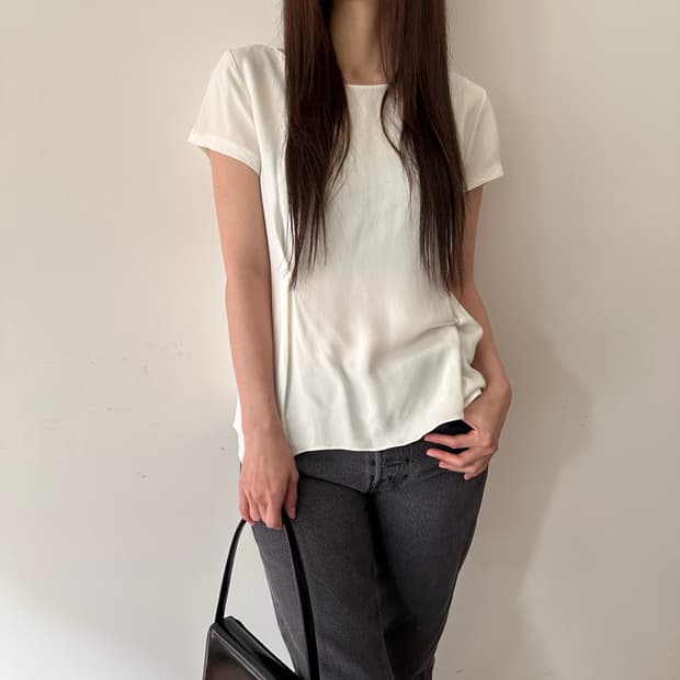 질샌더 jil sander 레이온 블라우스