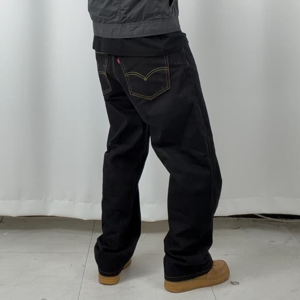 a213) 32 리바이스 505 흑청