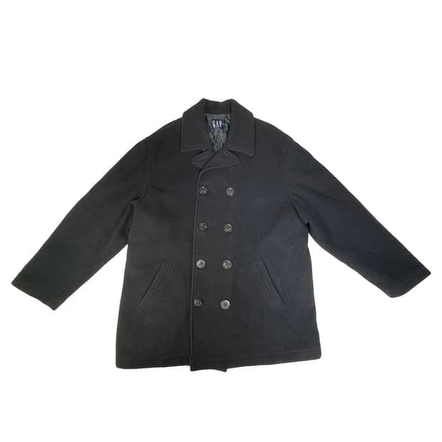 빈티지 90s 올드갭 GAP 울 피코트 다크네이비 XL