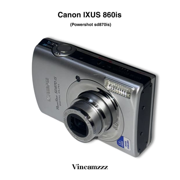 Canon 캐논 IXUS 익서스 860is 디지털 카메라