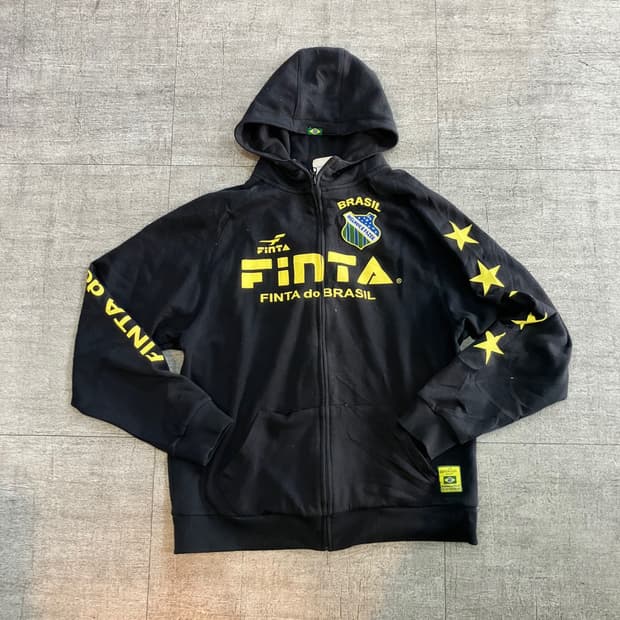일본빈티지 Finta 핀터깔y2k 펑크갸루 락스타 후드집업