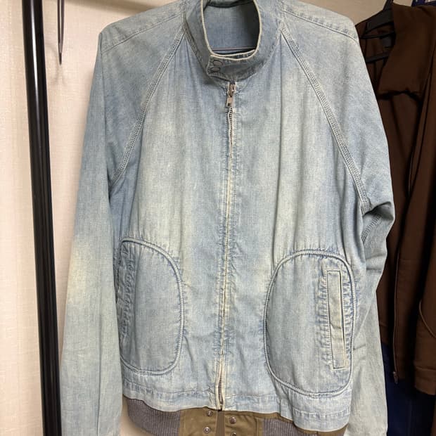 Sacai 데님 해링턴 자켓 3사이즈