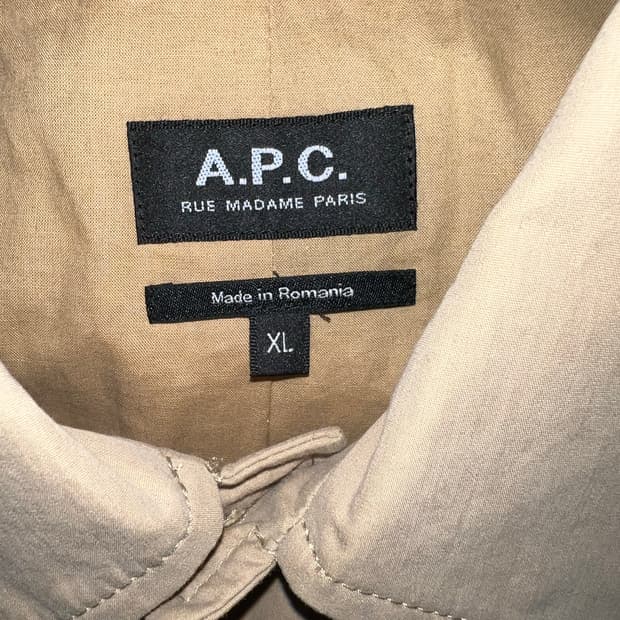 [급매]A.P.C. Beige Coat XL