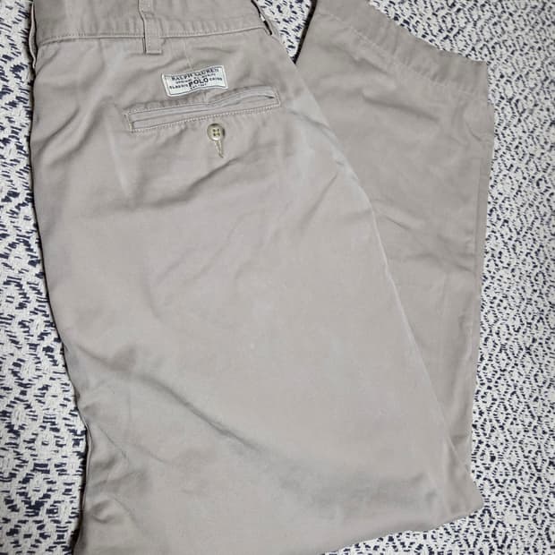 폴로 랄프로렌 베이지 치노 팬츠 34