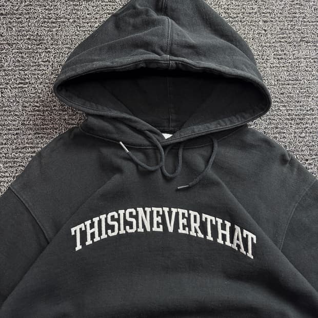 디스이즈네버댓 아치로고 해비코튼 후디 2833