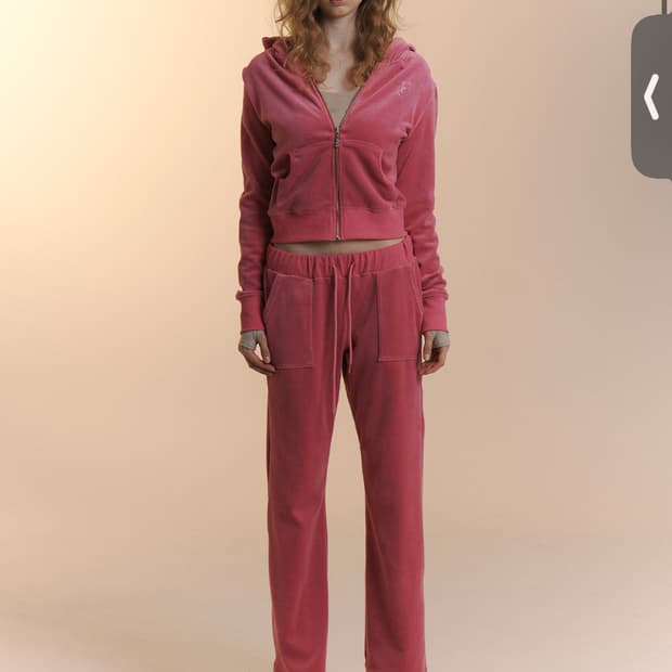 플리즈노팔로우 벨로아 벨벳 셋업 트레이닝세트