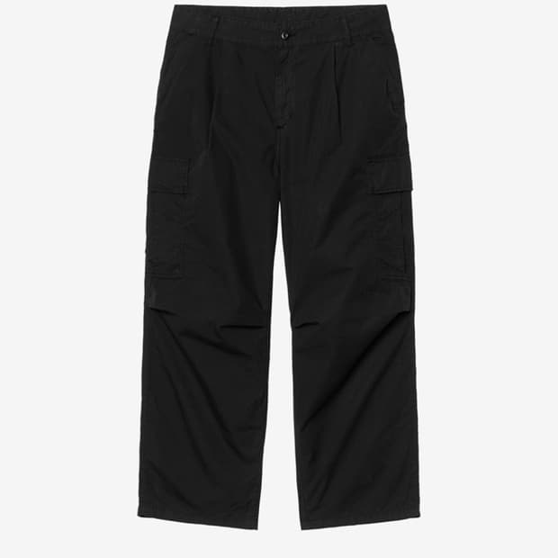 칼하트 콜 카고 팬츠 팔라틴 블랙 가먼트 다이드