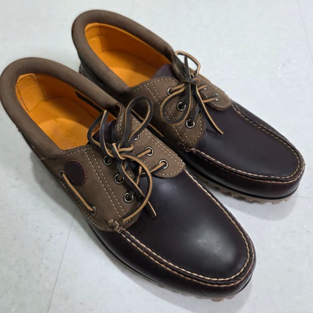 [새상품] 팀버랜드 보트 슈즈 브라운 남성 290