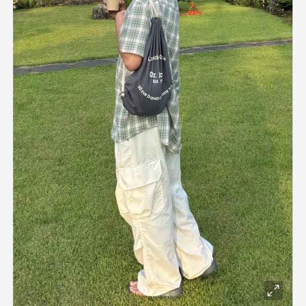 키뮤어 메쉬 코튼 카고 팬츠 L사이즈
